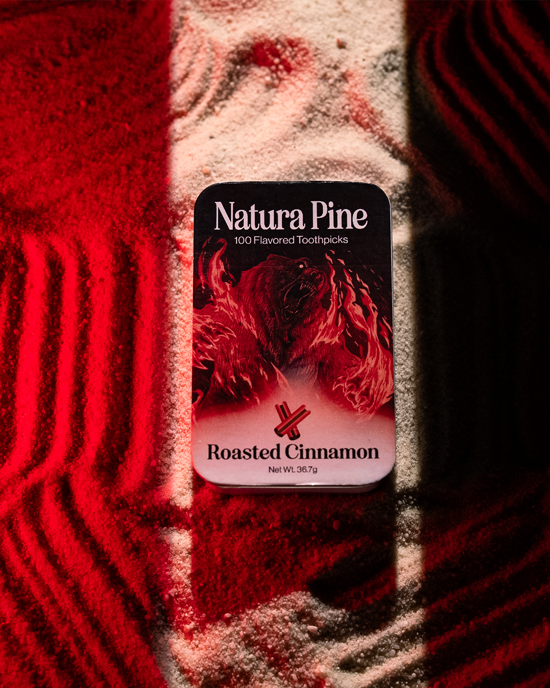 Roasted Cinnamon Flavored Toothpicks Tin - Natura Pine