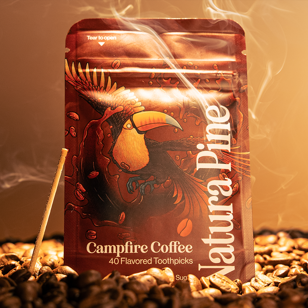 Campfire Coffee Flavored Toothpicks Pouch