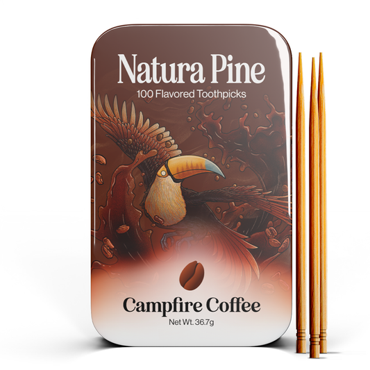 Campfire Kaffeegeschmack-Zahnstocher 100er-Dose