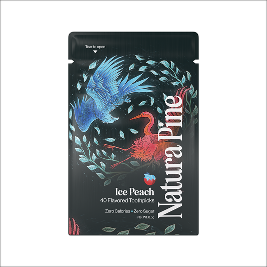 Ice Peach Flavored Toothpicks Pouch