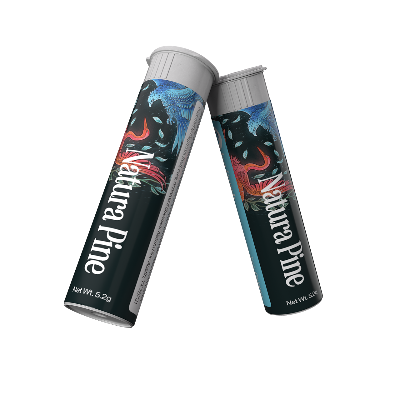Ice Peach Flavored Toothpicks Tube