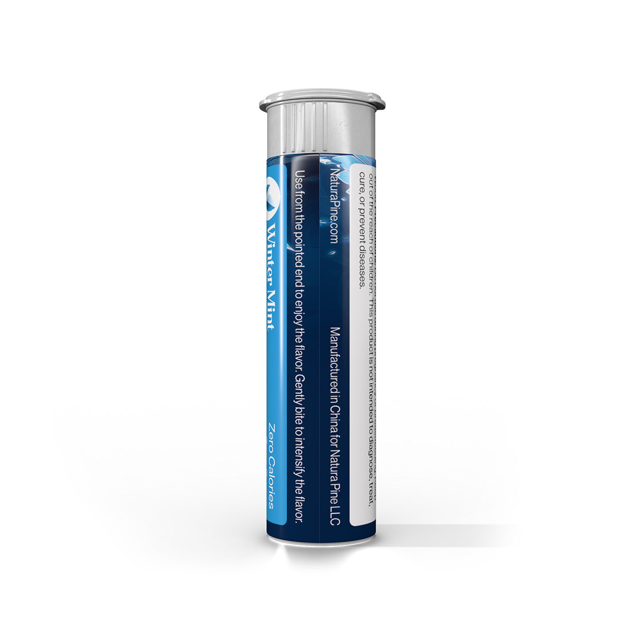 Winter Mint Flavored Toothpicks Tube - Natura Pine