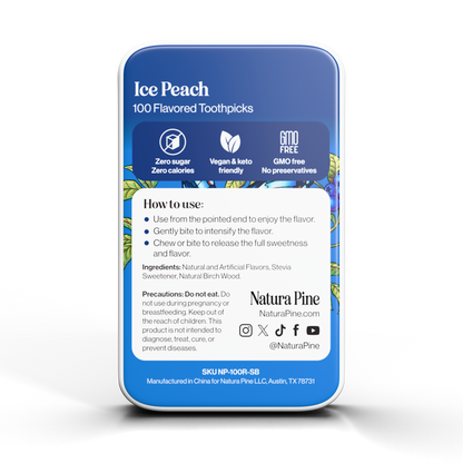 Summer Blueberry Flavored Toothpicks Tin