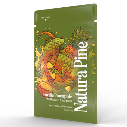 Pacific Pineapple Flavored Toothpicks Pouch