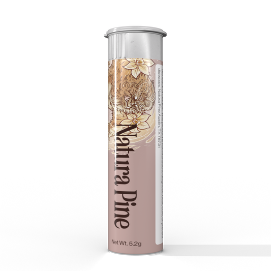Golden Vanilla Flavored Toothpicks Tube